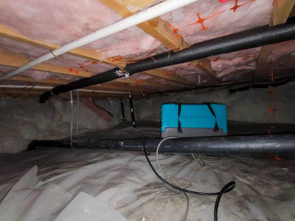 Crawl Space Water Remediation in Ooltewah